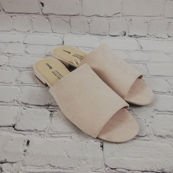 George Shoes - George cushion foam flats Size 7 Cream